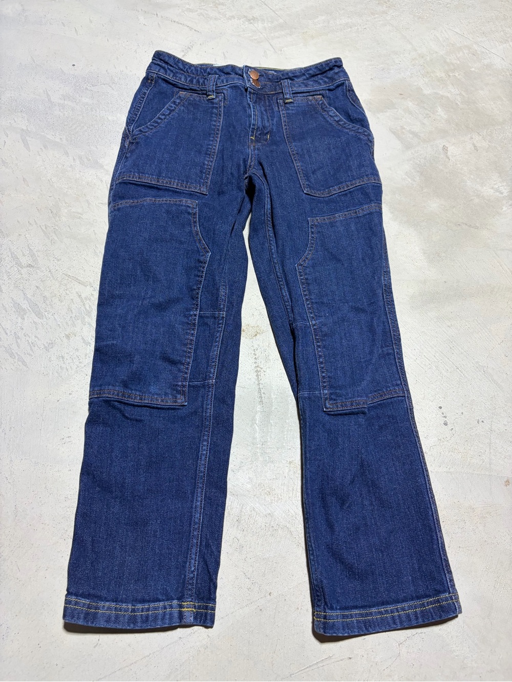 Pilcro Anthropologie Classic Blue Carpenter cargo style Jeans 26